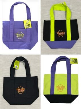 Trader Joe’s Halloween Mini Canvas Tote set of 4